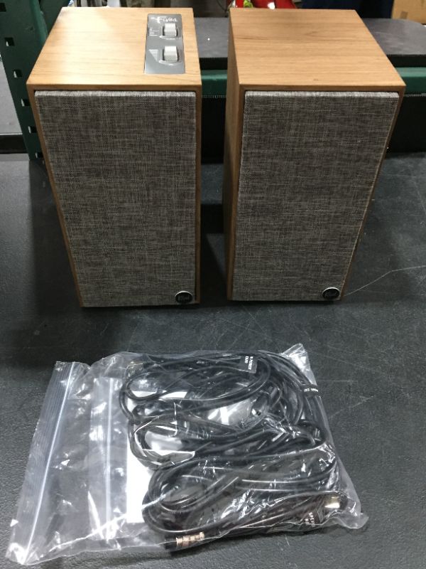 Photo 3 of Klipsch The Fives Powered Speaker System with HDMI-ARC in Walnut
