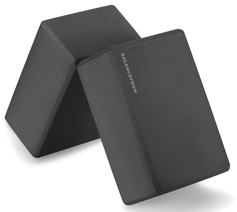 Photo 1 of BalanceFrom GoYoga Set of 2 High Density Yoga Blocks 9 X6 X4 Each [NEWEST VERSION]
