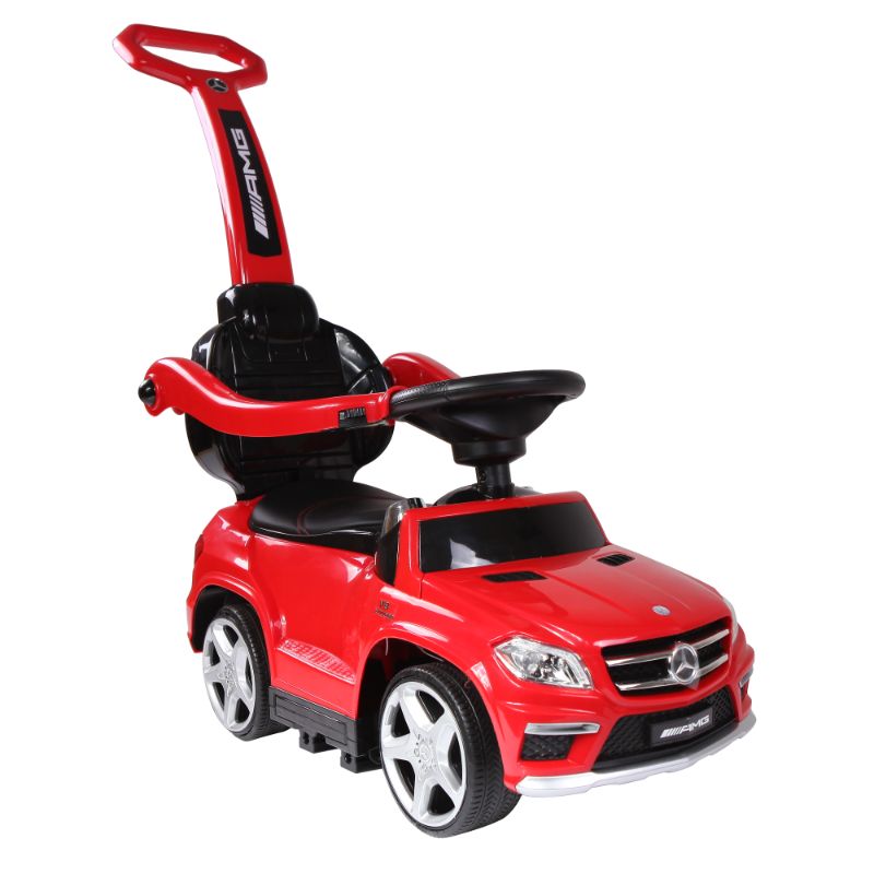 Photo 1 of Best Ride on Cars Baby Toddler 4-in-1 Mercedes Push Car Stroller W/ Lights Red
