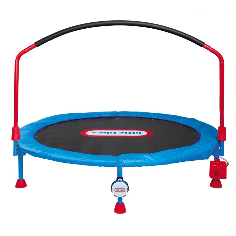 Photo 1 of Little Tikes 4.5-ft. Lights N Music Trampoline with Music Lights and Bluetooth Connectivity
