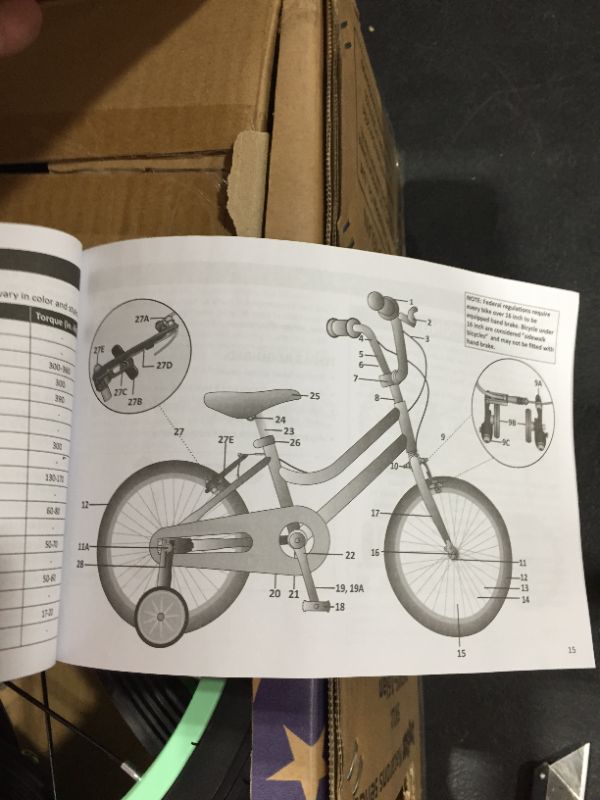 Photo 1 of JOYSTAR 12" 14" 16" Kids Cruiser Bike for Ages 2-7 Years Old Girls & Boys, Kids Bike with Training Wheels & Coaster Brake, Single Speed Cruiser Bicycles for Children