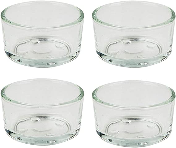 Photo 1 of 4Pcs Glass Reptile Feeder, Food Water Bowl Cup