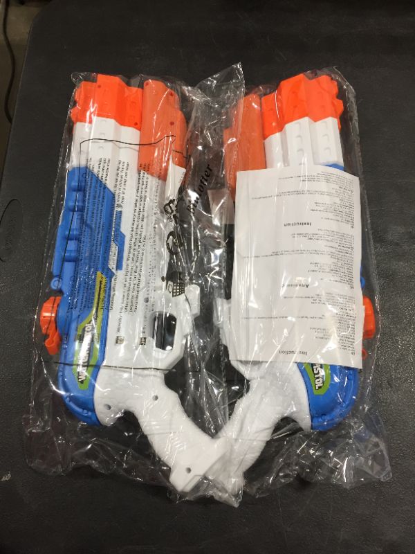 Photo 1 of 2 Pack - Biulotter Water Guns for Kids Adults, 4 Nozzles 1200cc Water Gun Pistol Squirt Gun for Water Fight Swimming Beach Water Toy 30-35 Feet Shooting Range for Kid&Adult
