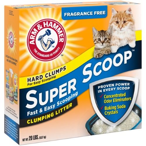 Photo 1 of Arm & Hammer Super Scoop Unscented Clumping Litter 20lb Box
