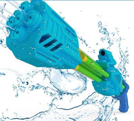 Photo 1 of Water Guns for Kid Adults 5 Nozzles 1000CC Super Squirt Guns Water Blaster Large Capacity Toy for Swimming Pool Beach Outdoor Water Fighting 2021 Upgraded Version
