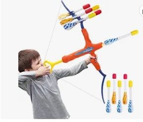 Photo 1 of Eaglestone Bow and Arrow for Kids 8-12, Outdoor Kids Toy Foam Youth Bow Set, Archery Set w/ 6 Arrows, Outside Games for Teens, Christmas Birthday Gift for Boys and Girls
