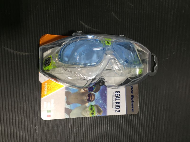 Photo 2 of Aqua Lung Aqua Sphere Seal Kid 2 Goggles for Kids - Blue/Clear/Lime
