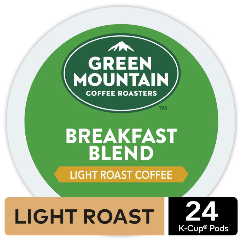 Photo 1 of 72 Ct Green Mountain Coffee Breakfast Blend Coffee 72-Count (3 Boxes of 24) K-Cup ® Pods. Coffee - Kosher Single Serve Pods
