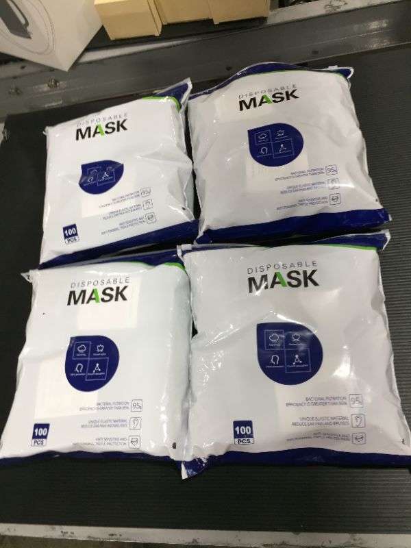 Photo 1 of Disposable Mask Bundle 400 CT