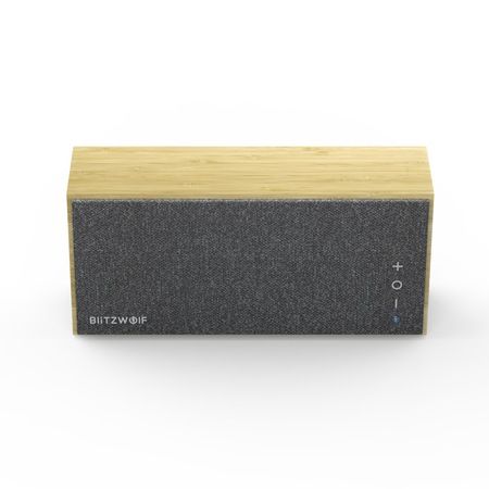 Photo 1 of BlitzWolf® BW-HA1 Bamboo bluetooth Speaker with Bamboo Material, Minimalism Style, Treble, Tenor, Bass Balance and Long Working Time
