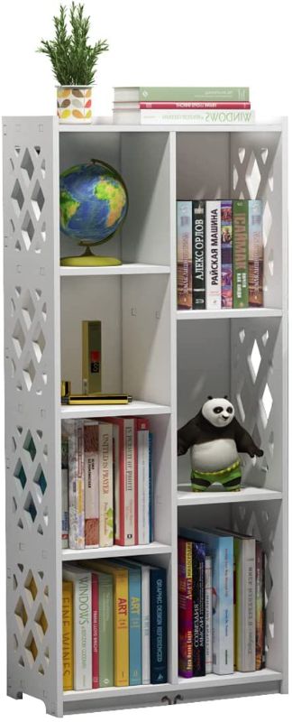 Photo 1 of 
Rerii Bookshelf, Small Bookcase Narrow, 7 Cube Storage Organizer Open Shelf Book Case for Bedroom, Living Room, Office, Small Spaces, White
Color:7 Cubes