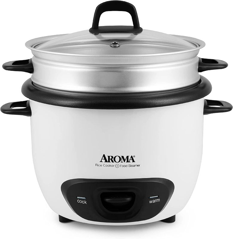 Photo 1 of Aroma Housewares 14-Cup (Cooked) (7-Cup UNCOOKED) Pot Style Rice Cooker and Food Steamer (ARC-747-1NG)