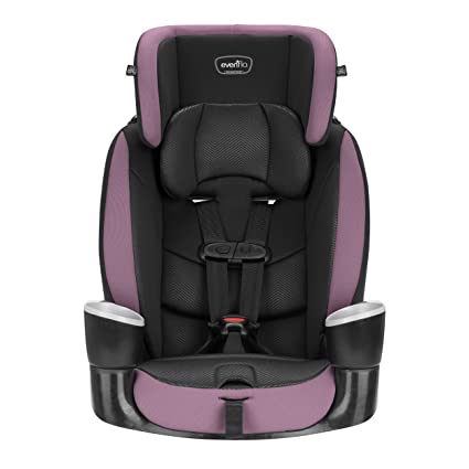 Photo 1 of Evenflo Maestro Sport Convertible Booster Car Seat, Forward Facing, High Back, 5-Point Harness, For Kids 2 to 8 Years Old, Whitney Pink
