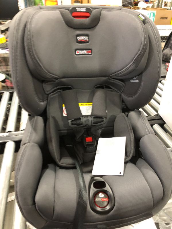 Photo 2 of Britax Boulevard ClickTight Convertible Car Seat, Cool N Dry Charcoal - Cooling & Moisture Wicking Fabric
