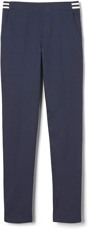 Photo 1 of French Toast Girls' Stretch Contrast Elastic Waist Pull-on Pant
size 10 