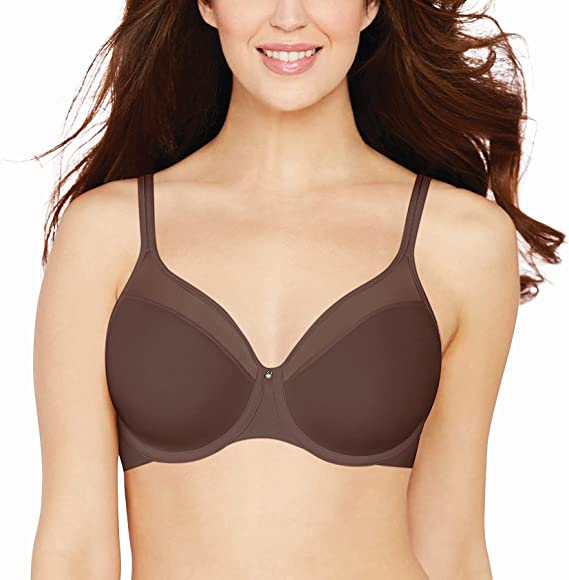 Photo 1 of Bali Women's One Smooth U Ultra Light Illusion Neckline Underwire Bra DF3439
