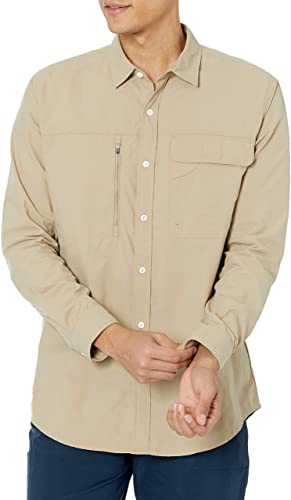 Photo 1 of Amazon Essentials Men's Regular-fit Long-Sleeve Moisture Wicking Hiking Shirt
XL