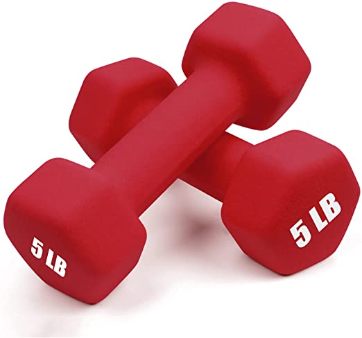 Photo 1 of 5 lb Weights, SET OF 2