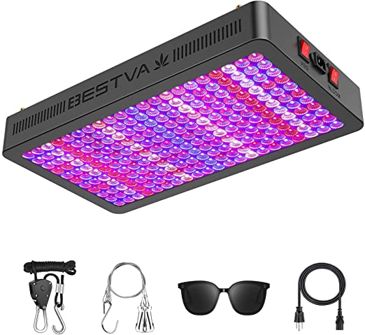 Photo 1 of BESTVA 3000W Led Grow Light 6x5ft LM301B Diodes 10x Optical Reflector Full Spectrum LED Growing Lights for Indoor Plants Greenhouse Veg Bloom Light Hydroponic Growing Lamps Actual Power 375Watt