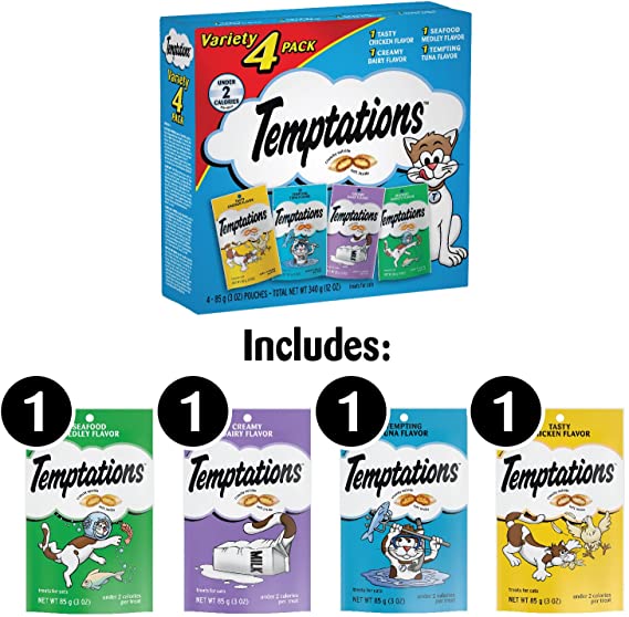 Photo 1 of 2 PACK - Temptations Cat Classic and MixUps Variety Packs
EXPIRED 11/2021
