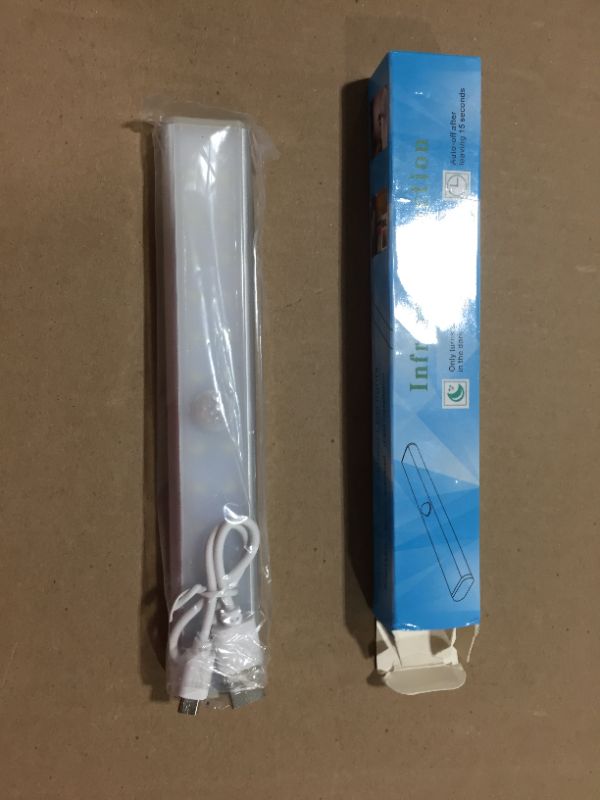 Photo 1 of Wireless Motion Sensor Closet Light 60 LED Under Cabinet Lights, Night Lighting USB Rechargeable with Magnetic for Closet,Wardrobe,Kitchen,Stairs,Hallway
