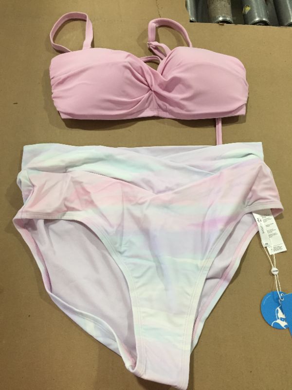 Photo 1 of Cupshe Pastel Pink 2 Piece Bikini 0X