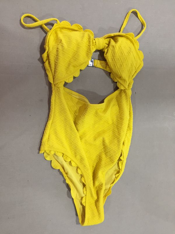 Photo 2 of Yolanda Scalloped One Piece Swimsuit L
