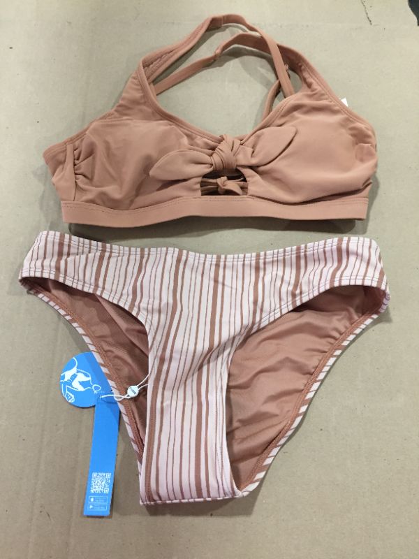 Photo 1 of Cupshe 2 Piece Bikini Brown 