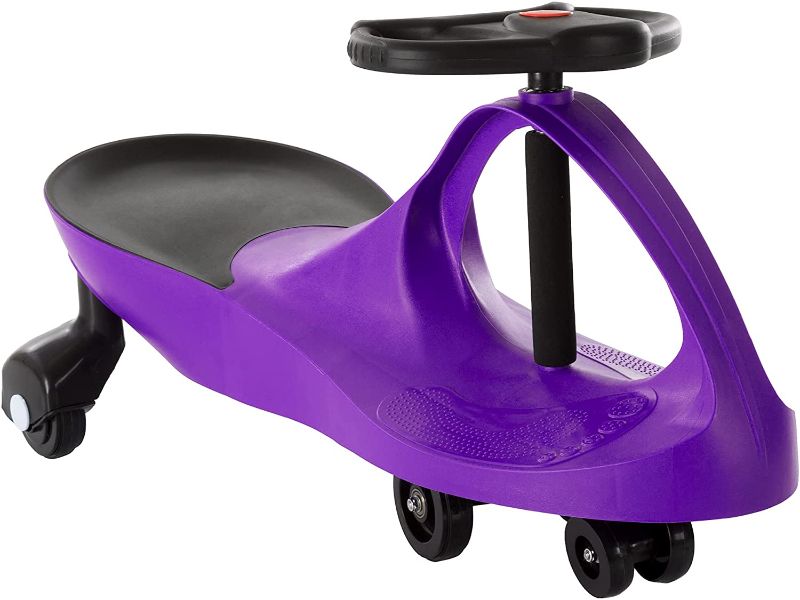 Photo 1 of Wiggle Car Ride On Toy – No Batteries, Gears or Pedals – Twist, Swivel, Go – Outdoor Ride Ons for Kids 3 Years and Up by Lil’ Rider (Purple)
