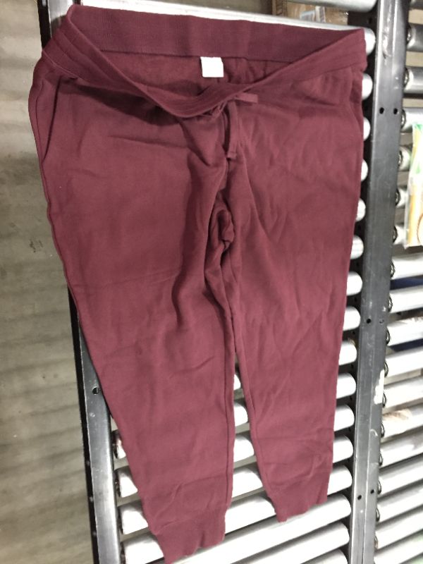 Photo 1 of amazon essentials burgundy sweat pants XXL