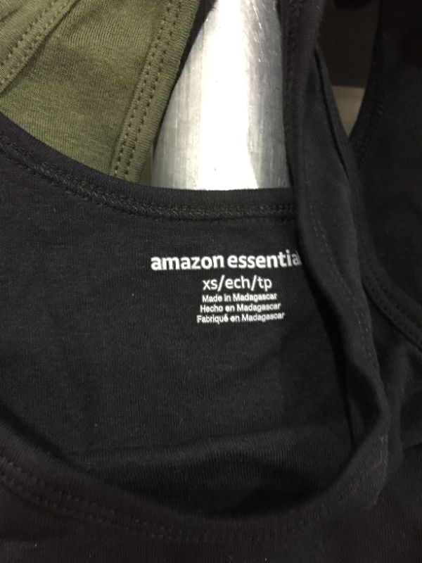 Photo 2 of amazon essentials Tank top XS Black and Olive 