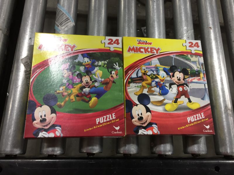 Photo 2 of 30379370 Disney Junior Mickey Mouse Puzzle Pack - 24 per Pack - Pack of 3
