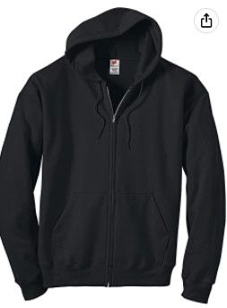 Photo 1 of Hanes Men's Full-Zip Eco-Smart Hoodie Small