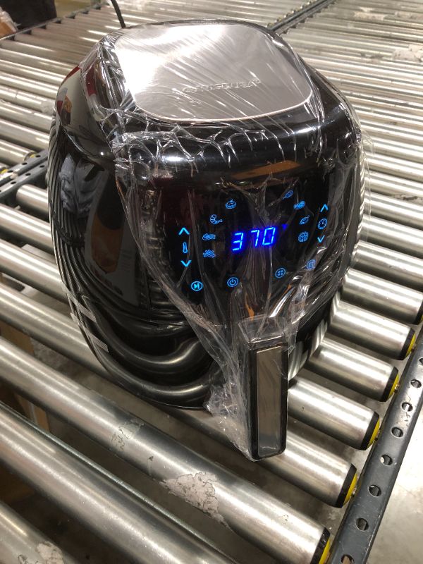 Photo 1 of GoWISE USA 1700-Watt 5.8-QT 8-in-1 Digital Air Fryer with Recipe Book, Black
