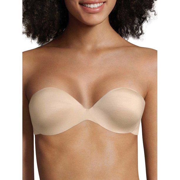 Photo 1 of Maidenform Love the Lift Demi Strapless Multiway Bra Latte 32A Women's
