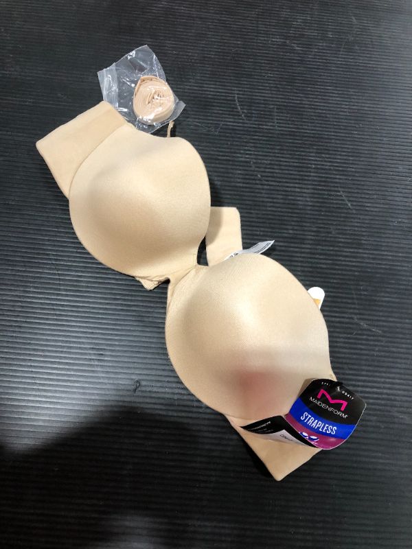 Photo 2 of Maidenform Love the Lift Demi Strapless Multiway Bra Latte 32A Women's
