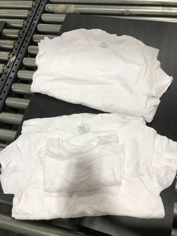 Photo 2 of Hanes Men's Tagless Cotton Crew Undershirt Set of 11 Sm