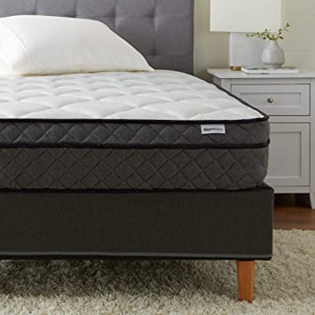 Photo 1 of Amazon Basics Foam PillowTop Mattress - CertiPUR-US Certified - 11-inch, Twin
