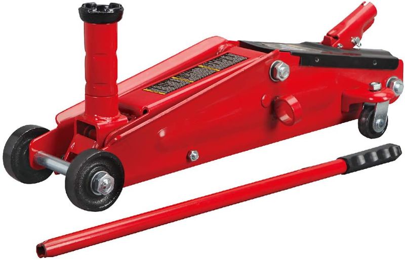 Photo 1 of BIG RED T83006 Torin Hydraulic Trolley Service/Floor Jack with Extra Saddle (Fits: SUVs and Extended Height Trucks): 3 Ton (6,000 lb) Capacity, Red

