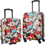 Photo 1 of American Tourister - Disney Wheeled Underseater and Spinner Suitcase Set (2-Piece) - Black
