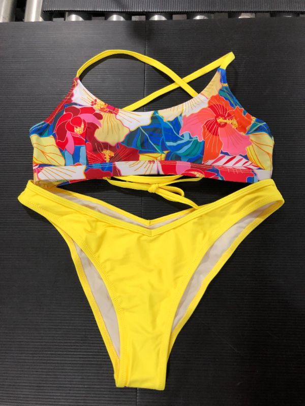 Photo 3 of Bright Floral Print Bikini [L]
