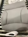 Photo 2 of Amazon Basics Modern Executive Chair, 275lb Capacity with Oversized Seat Cushion, Grey Bonded Leather