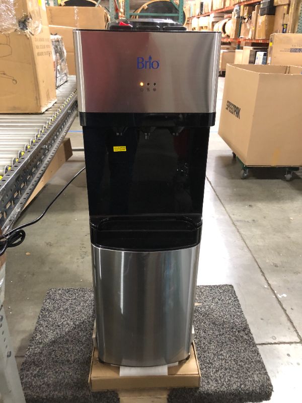 Photo 7 of Brio Limited Edition Top Loading Water Cooler Dispenser - Hot & Cold Water, Child Safety Lock, Holds 3 or 5 Gallon Bottles - UL/Energy Star Approved