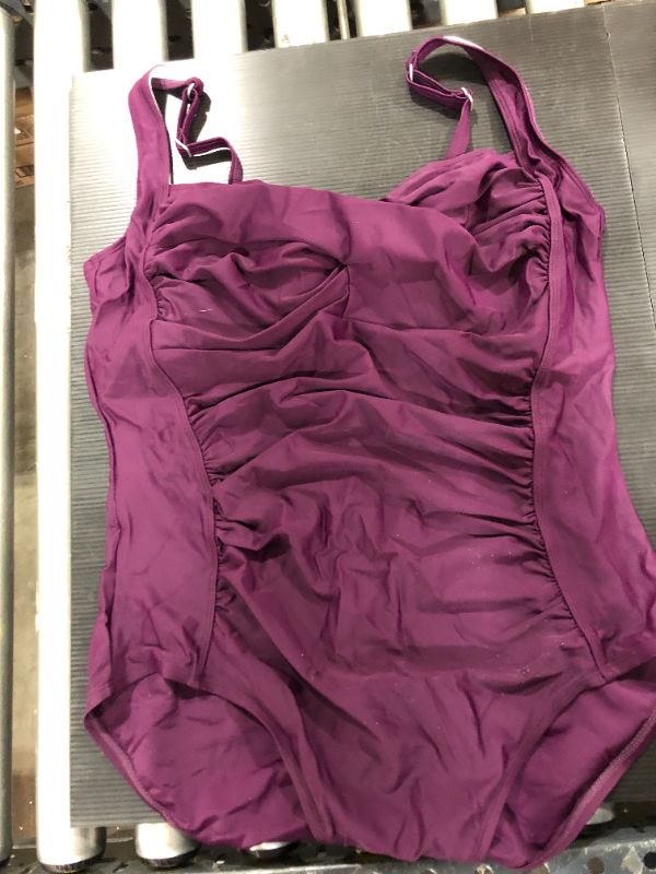 Photo 1 of Purple Body Flattering Style Bathing Suit XXL