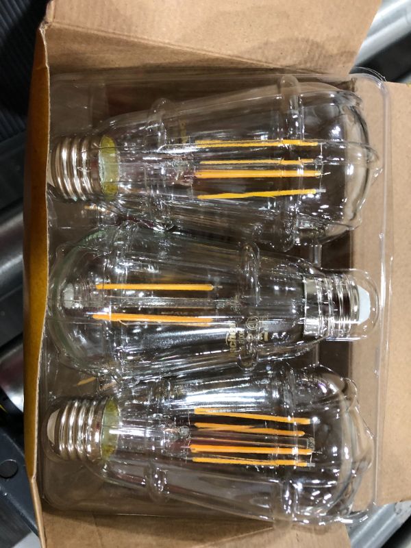 Photo 1 of Ascher Classic Clear Glass E26 LED Light Bulb 60 Watt Equivalent