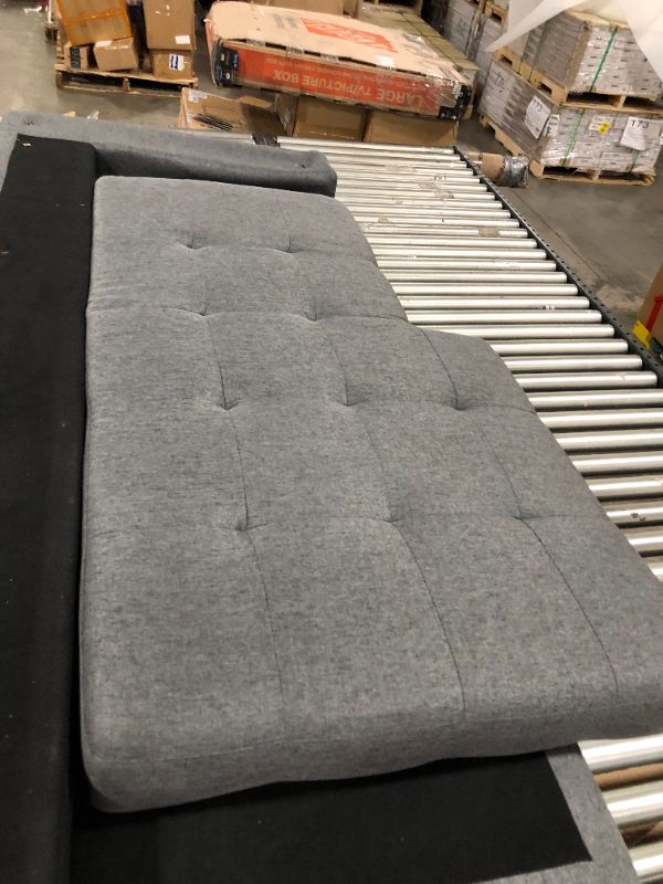 Photo 1 of 3 PC Sectional Sofa Set, Gray Linen Right -Facing Chaise [Sofa Only]
