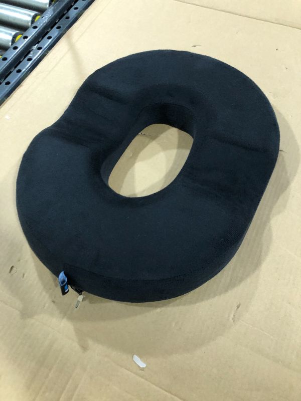 Photo 1 of Ergonomic Innovations Donut Pillow - Tailbone Hemorrhoid Cushion, Donut Seat Cushion Pain Relief for Hemorrhoids, Sores, Prostate, Coccyx, Sciatica, Post Natal, Pregnancy, Ischial Bursitis Tuberosity