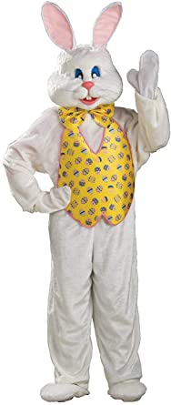 Photo 1 of Rubie's Adult Deluxe Bunny Costume with Mascot Head