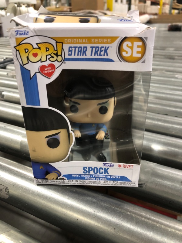 Photo 2 of Funko Pop! TV: Pops with Purpose Rivet - Spock in Chair
