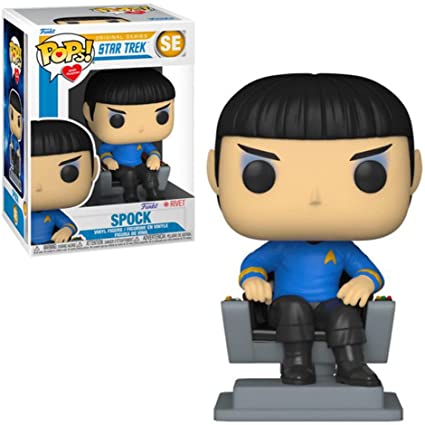 Photo 1 of Funko Pop! TV: Pops with Purpose Rivet - Spock in Chair
